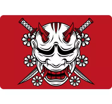 Laptop Aufkleber kitsune-maskendesign - TenStickers