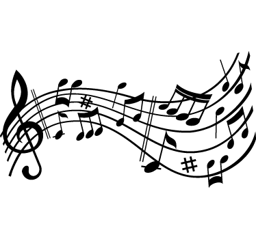 Wellen Symphonie  Wandtattoo Schlafzimmer - TenStickers