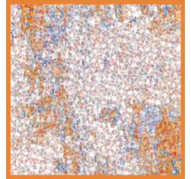 Fliesenaufkleber lebendige mosaikanordnung - TenStickers