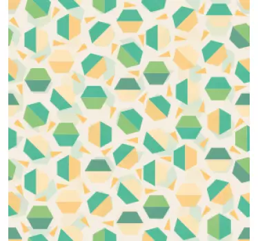 Fliesenaufkleber geometrische grüne anordnung - TenStickers