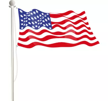 Laptop Aufkleber USA Flagge - TenStickers