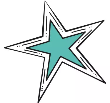 Wandtattoo Welt sternformelement - TenStickers