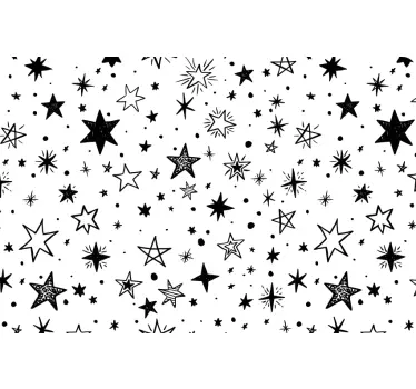 Laptop Aufkleber sternenhimmel-muster - TenStickers