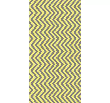 Folie kühlschrank chevron inspiriertes cover - TenStickers
