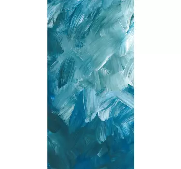 Sticker iphone aqua pinselstriche - TenStickers