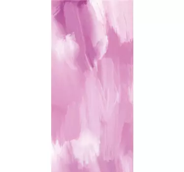 Folie Kühlschrank abstrakte rosa farbtöne - TenStickers