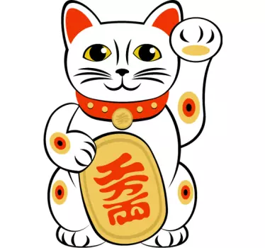 Chinesische Katze Aufkleber - TenStickers