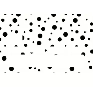 Kreditkarte Aufkleber schwarzes tupfenmuster - TenStickers