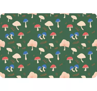 Laptop Aufkleber bezug mit pilz-print - TenStickers