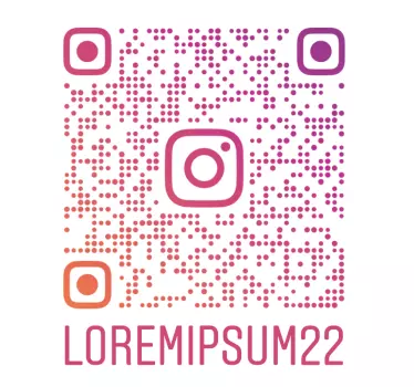 Instagram QR Code Schaufensteraufkleber - TenStickers