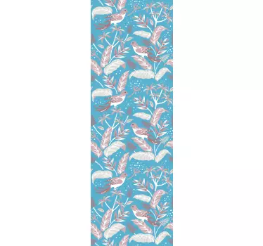 Folie Duschkabine von der natur inspiriertes design - TenStickers