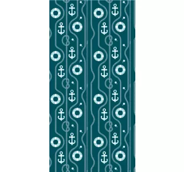 Folie tür anker motiv arrangement - TenStickers