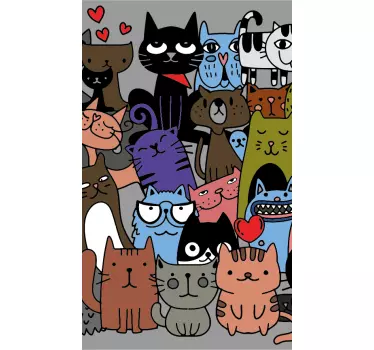 Xbox Skin bunte katzensammlung - TenStickers