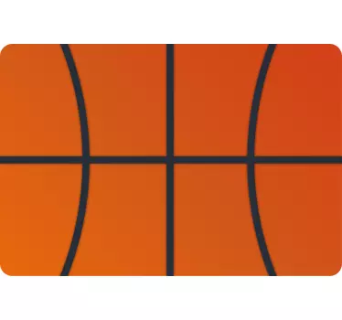 Laptop Aufkleber basketball-musterdesign - TenStickers