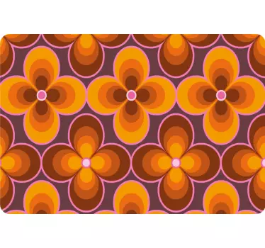 Laptop Aufkleber blumenmusterdesign - TenStickers