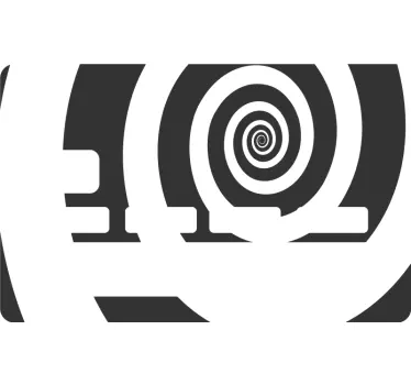 Kreditkarte Aufkleber spiralmuster-design - TenStickers