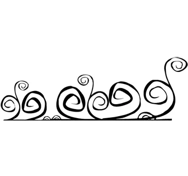 abstraktes Wandtattoo Schlafzimmer - TenStickers