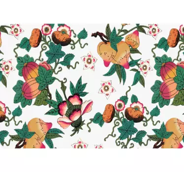 Laptop Aufkleber lebendiges blumenarrangement - TenStickers