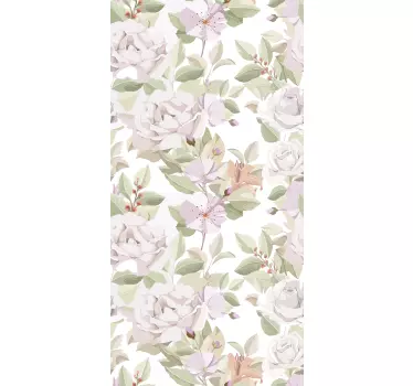 Fensteraufkleber zartes blumenarrangement - TenStickers