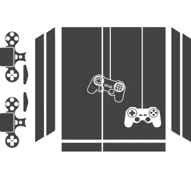 PS4 Aufkleber gamecontroller-motiv - TenStickers