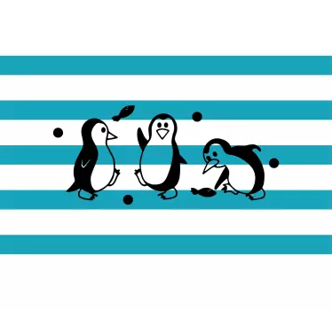 Laptop Aufkleber verspieltes pinguin-design - TenStickers