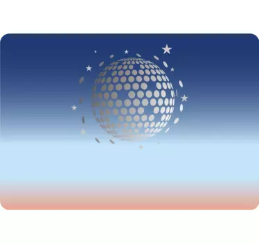 Laptop Aufkleber kosmische kugel-overlay - TenStickers
