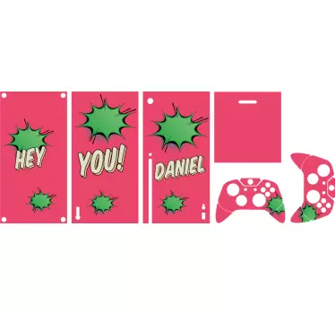 Xbox skin mit comic-stil aufklebern - TenStickers