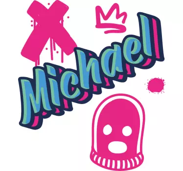 Wandtattoo jugendzimmer individuelle graffiti kunst - TenStickers