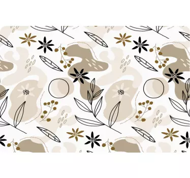 Laptop Aufkleber botanische elementzusammensetzung - TenStickers