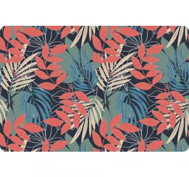 Laptop Aufkleber Modernes elegantes fauna- und flora-muster - TenStickers