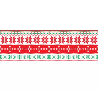 Schaufensteraufkleber Weihnachten Bordüre - TenStickers