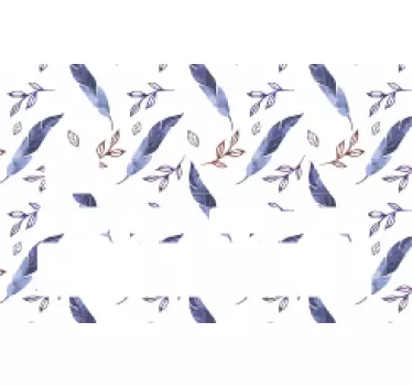 Kreditkarten Sticker Elegante abstrakte aquarellfeder - TenStickers
