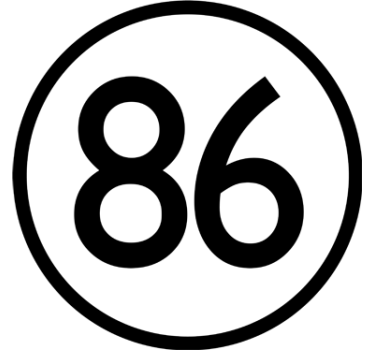 Personalisierte Nummer Autoaufkleber - TenStickers