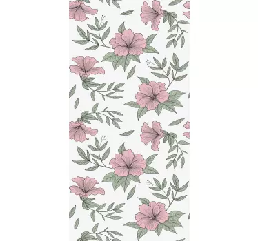 Folie Kühlschrank botanischer kompositionsstil - TenStickers