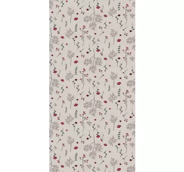 Folie Kühlschrank floraler küchenakzent - TenStickers
