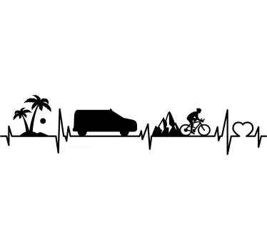 Autoaufkleber fahrzeuge puls design - TenStickers