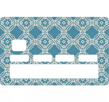 Kreditkarte aufkleber mit musterdesign - TenStickers