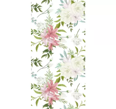 Folie kühlschrank botanisches kühlschrankcover - TenStickers