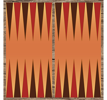 Backgammon Tisch Möbelfolie - TenStickers