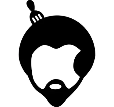 Sticker Macbook Afro - TenStickers