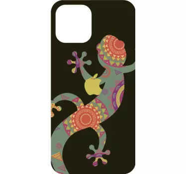Sticker IPhone buntes gecko-muster - TenStickers