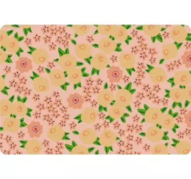 Laptop Aufkleber blumenmotiv freude - TenStickers