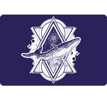 Folie kosmische walillustration - TenStickers