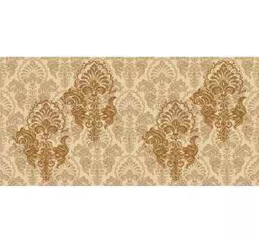 Folie kühlschrank im eleganten vintage-motiv - TenStickers