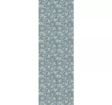 Folie Tür blumenmustertapete - TenStickers