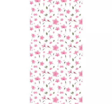 Folie duschkabine botanische elementgeneration - TenStickers