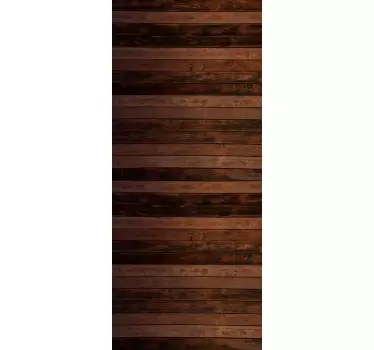 Folie Tür holztür-oberfläche - TenStickers