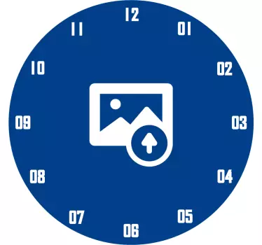 Personalisierte Uhr Aufkleber - TenStickers