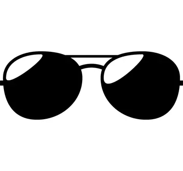 Sonnenbrille Apple Aufkleber - TenStickers