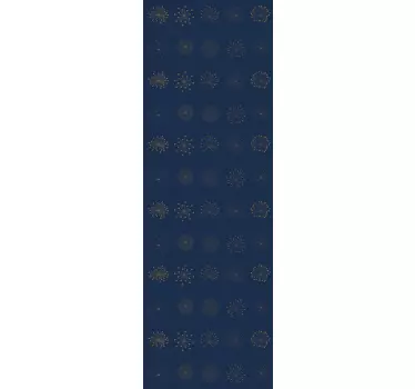Folie Tür festliche geometrische muster - TenStickers